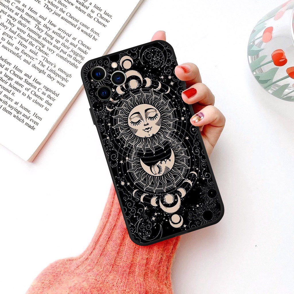 Ốp lưng iphone cạnh vuông cung hoàng đạo cho iphone 11 7plus 8plus x xsmax 11pro max 12pro 12promax13promax tr257