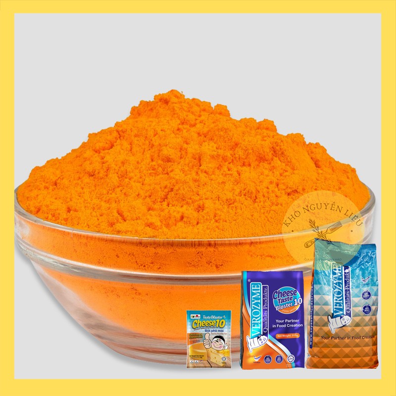 Bột Phô Mai Cam Verozyme thơm béo ngon nhập khẩu Malaysia - /1kg | Kho Nguyên liệu thực phẩm