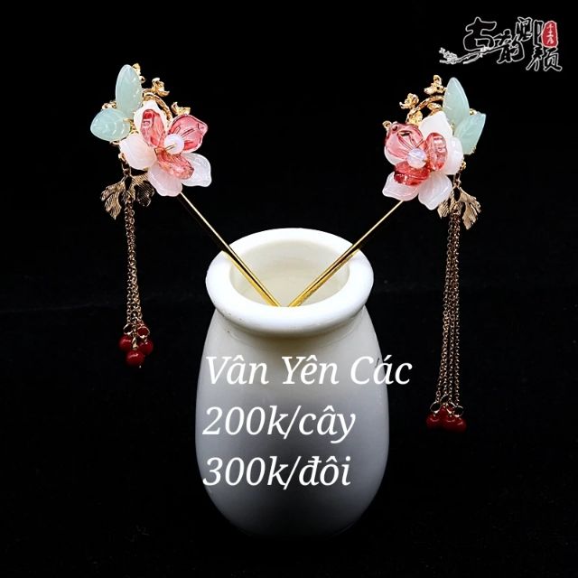 Trâm cài hoa đá