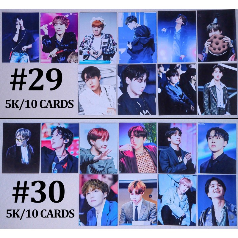 (Có sẵn) Sale set card BTS - JHOPE 2