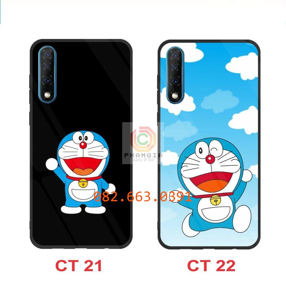 Ốp lưng ép kính cường lực chống bể Vsmart Live in hình dễ thương (P1)