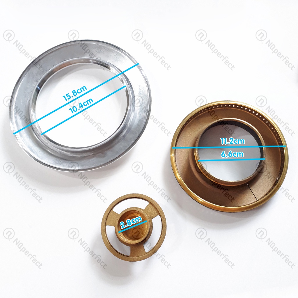 Đầu đốt chia lửa bếp gas âm kính SUNHOUSE SHB5536 / SUNHOUSE MAMA MMB6632.. chính hãng