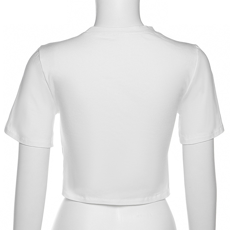 Áo Thun Nữ Ngắn Tay Cổ Tròn Thời Trang