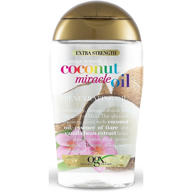 Tinh dầu dưỡng tóc OGX Coconut Miracle Oil 100ml phục hồi tóc khô xơ