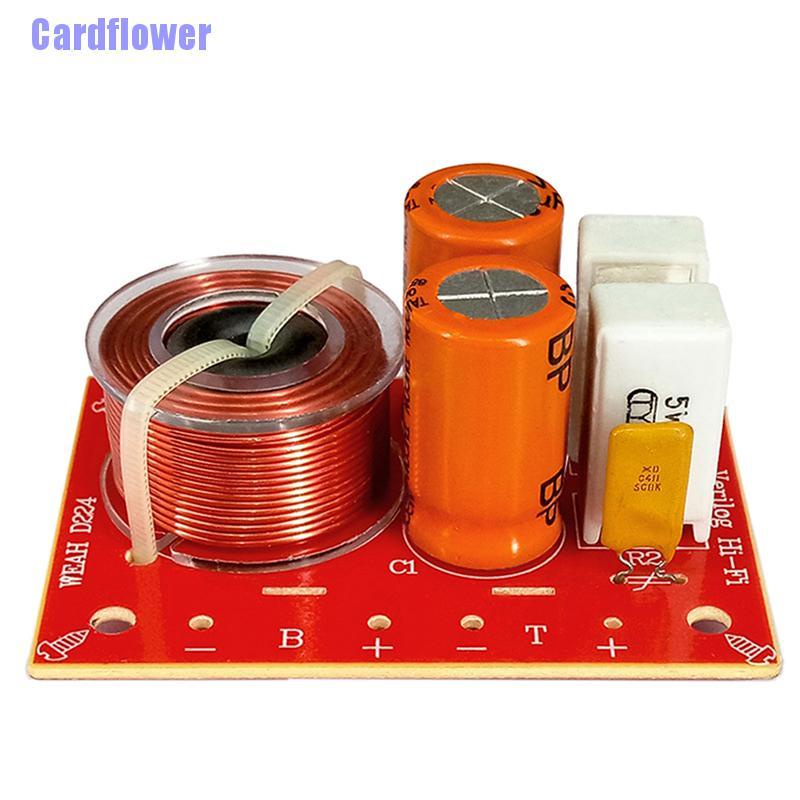 Cardflower  80W 2 Way Hi-Fi Audio Speaker Frequency Divider Speaker Audio Crossover Filters