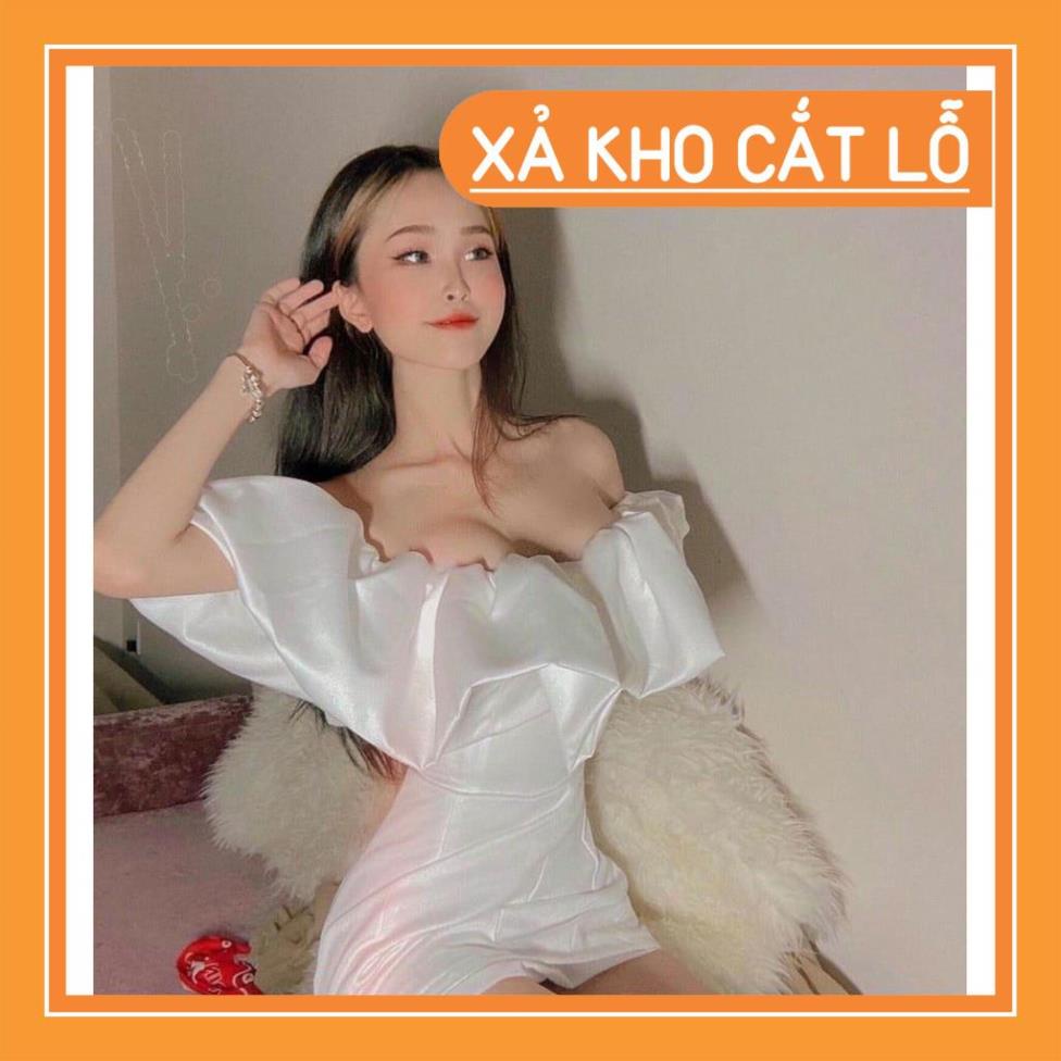 [Quần Áo Hot] Đầm trễ vai nhún bèo Candy Dress [KÈM ẢNH THẬT] | BigBuy360 - bigbuy360.vn