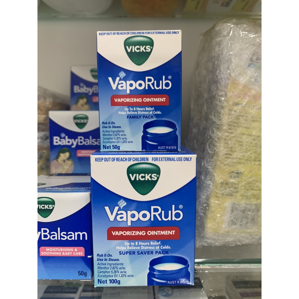 VICKS VAPORUB GIẢM HO, 50GR