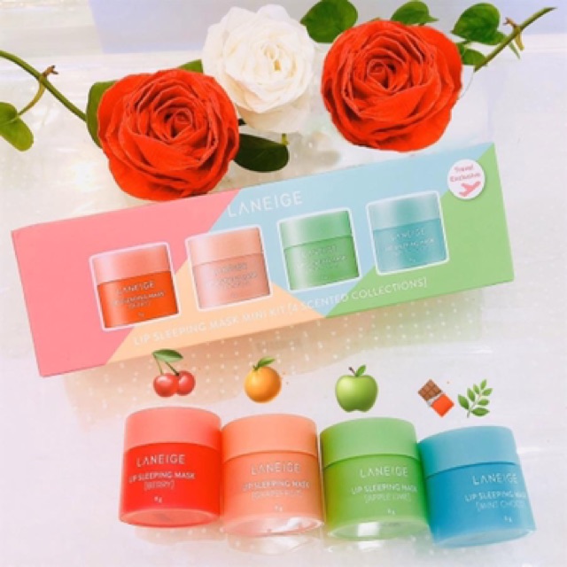( Tách Set Minisize 8g) Set Mặt Nạ Ngủ Môi LANEIGE LIP SLEEPING MASK MINI KIT | BigBuy360 - bigbuy360.vn