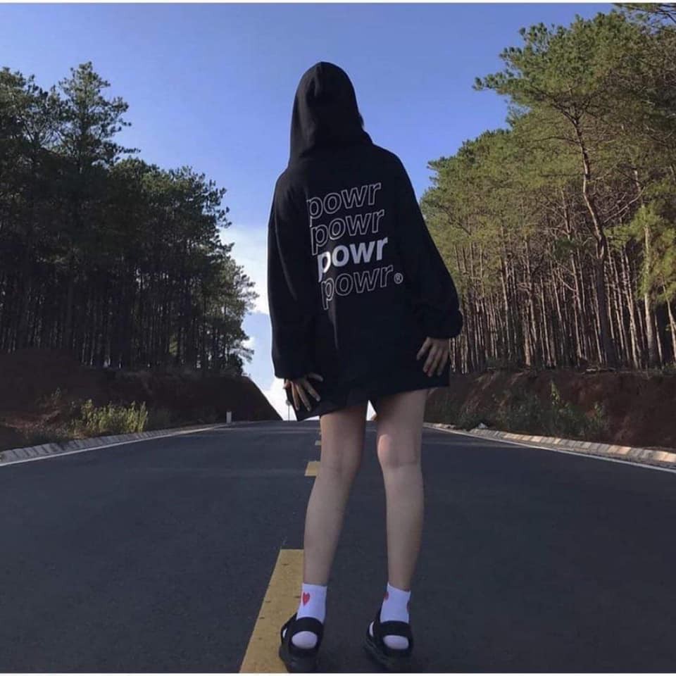 [SIÊU XINH]  Áo khoác hoodie nỉ bông POWR ulzzang đôi nam nữ form rộng dây kéo zip dày giá rẻ đẹp (Sỉ từ 5sp bấ | BigBuy360 - bigbuy360.vn