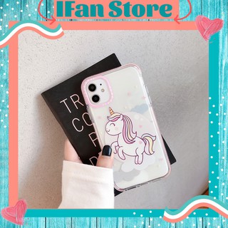 🌸VIDEO THẬT🌸 Ốp Lưng iPhone Trong Suốt Dẻo Kỳ Lân Unicorn iPhone 6/6s/6plus/6splus/7plus/8plus/x/xs/xs max/11/11 pro max