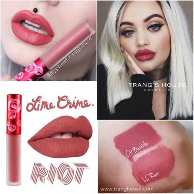 Son kem Lime Crime Velvetines Liquid Matte Liptick ( auth)