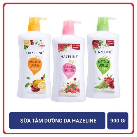 Sữa tắm dưỡng da Hazeline 900gr (Chai)