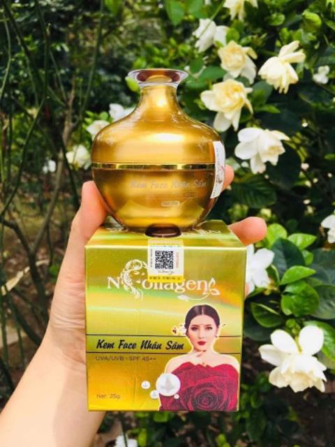 KEM SÂM NCOLLAGEN _TẶNG SÉT TẨY TẾ BÀO CHẾT DA MẶT