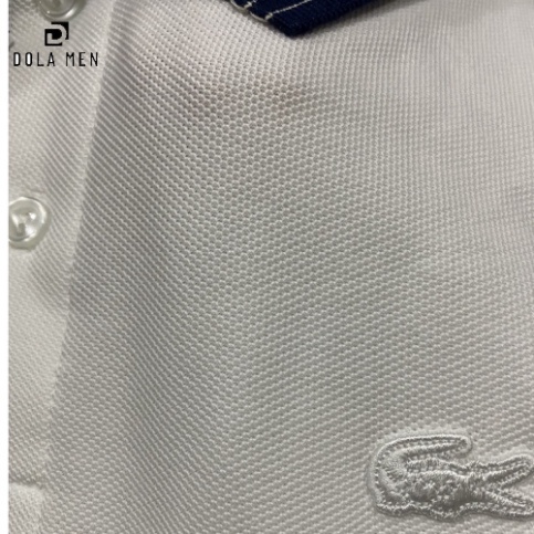 Áo Thun Polo LACOSTE LINE VIỀN CỔ Nam - Full Pack, tem, tag, code