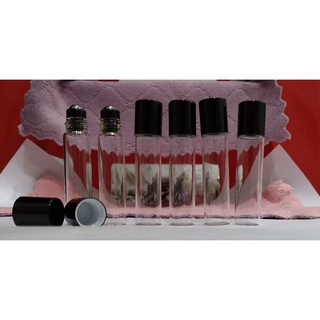 6 Chai 5Ml chất liệu thủy tinh bi lăn bằng thép đựng nước hoa tinh dầu mỹ phẩm