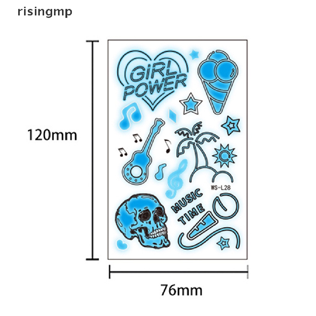 Hình Xăm Dán Phát Sáng Quyến Rũ Cho Lễ Hội / Tiệc Tùng ♨Hot