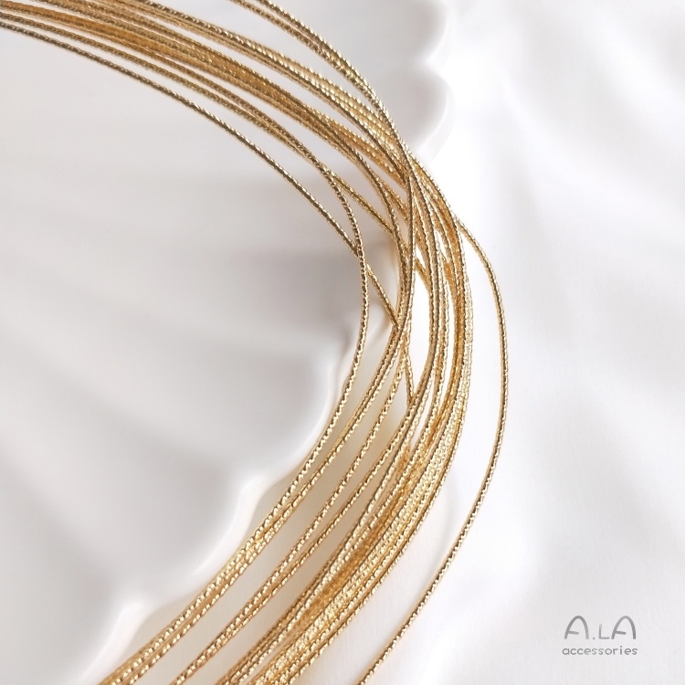 Cuộn Dây Đồng Cứng 14K Màu Vàng Đồng Dùng Làm Mô Hình diy
