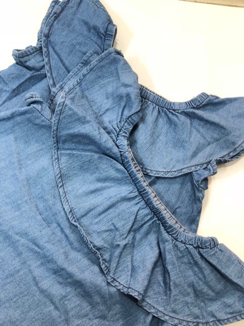 Áo demin jeans Zara bé gái