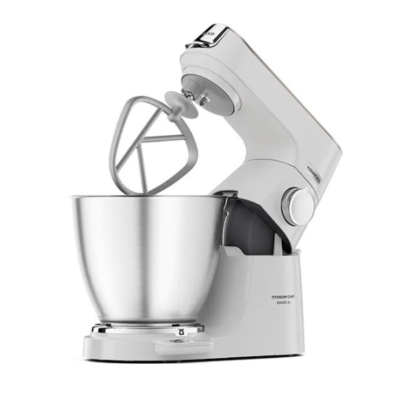 [Mã ELHA10 giảm 6% đơn 5TR] [CHÍNH HÃNG] MÁY TRỘN ĐA NĂNG KENWOOD TITANIUM CHEF BAKER XL KVL65.001WH