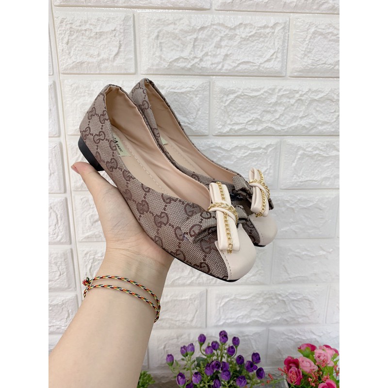 [SẴN HÀNG] (S49) Giầy búp bê G.C.. mũi đắp da | BigBuy360 - bigbuy360.vn