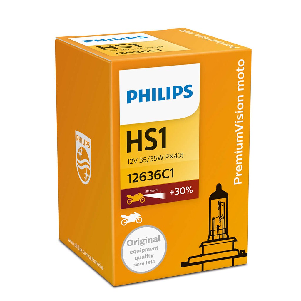 Đèn xe máy Philips HS1 ⇿ H4 - 12636C1 12V/35W