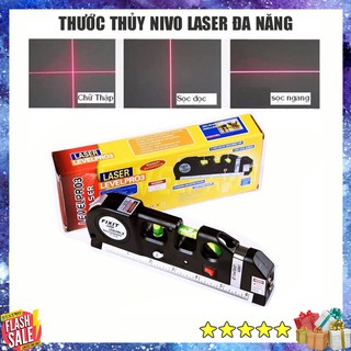 [Ảnh thật] Thước đo nivo tia Laser đa năng 3 in 1 tiện dụng