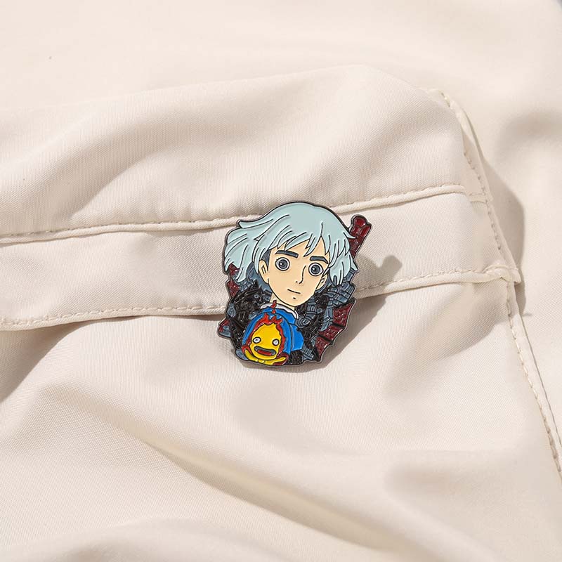 Huy Hiệu Cài Áo Hình Anime Demon Slayer Ray Ayanami Life of Saiki K