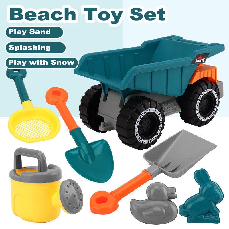 Bộ 8 món đồ chơi xúc cát Sea Sun Toys thú vị cho bé