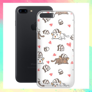 [FREESHIP ĐƠN 50K] Ốp lưng Apple Iphone 7 Plus/Iphone 8 Plus in hình gấu trúc chibi cute - 01014 Silicone Dẻo