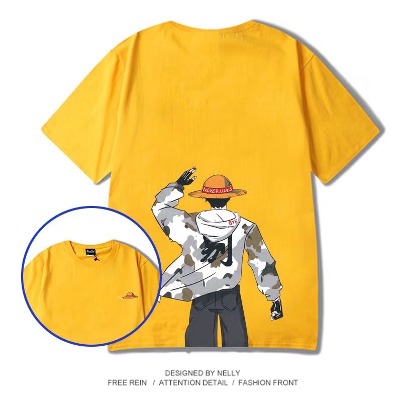 Áo Thun Tay Ngắn In Chữ Thời Trang Mùa Hè Dành Cho Nam Size M-8XL