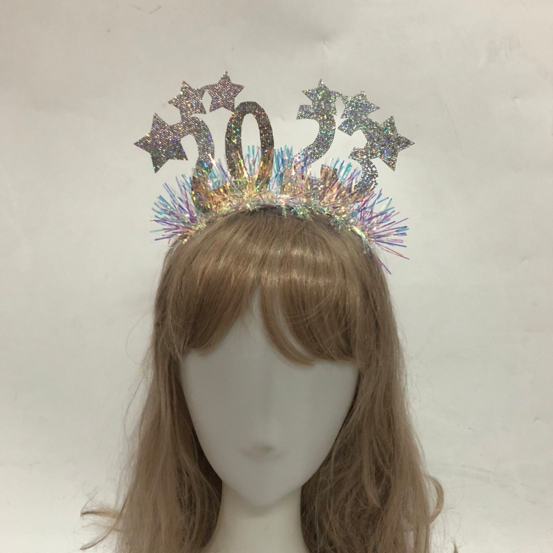 Băng Đô Cài Tóc Hình Số Lấp Lánh Dành Cho Người Lớn Và Trẻ Em