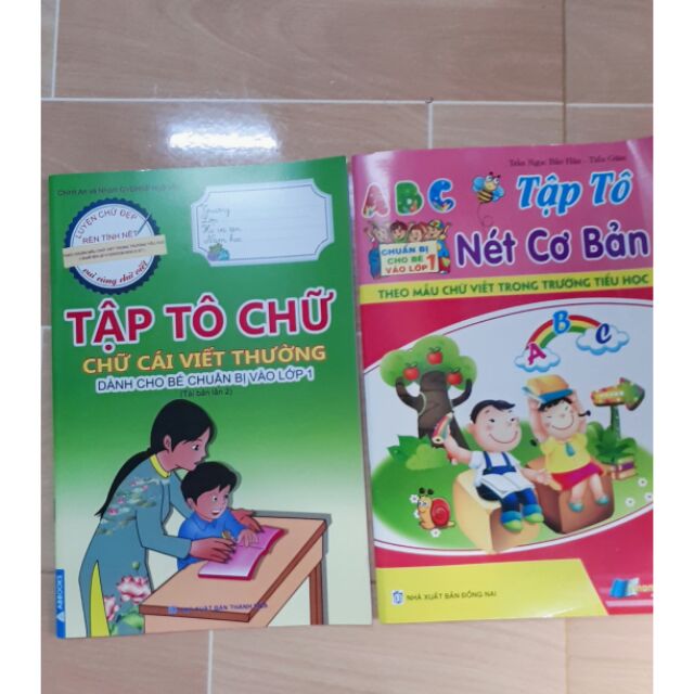 Tập tô chữ, tập tô những nét cơ bản