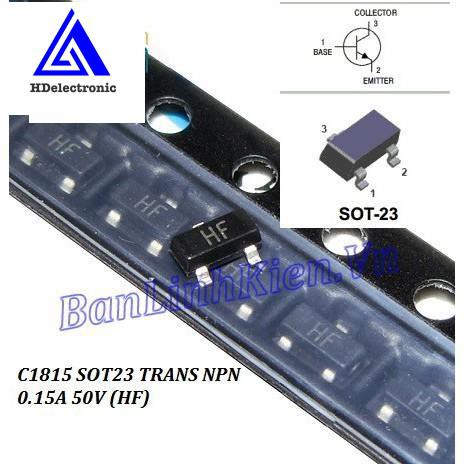 C1815 SOT23 TRANS NPN 0.15A 50V (HF) (10C) zin