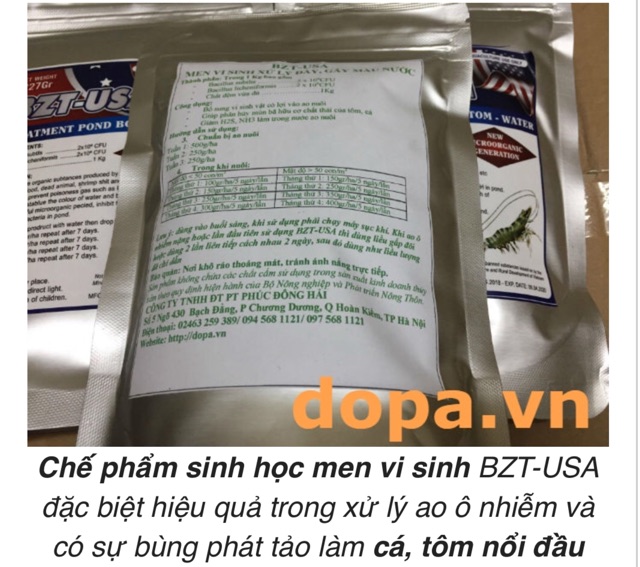 BZT Chế Phẩm Sinh Học, Vi Sinh Cao Cấp Xử