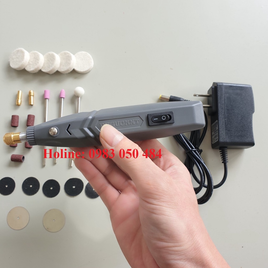 máy khoan mài đánh bóng mini k701 kèm bộ phụ kiện như hình 25SP
