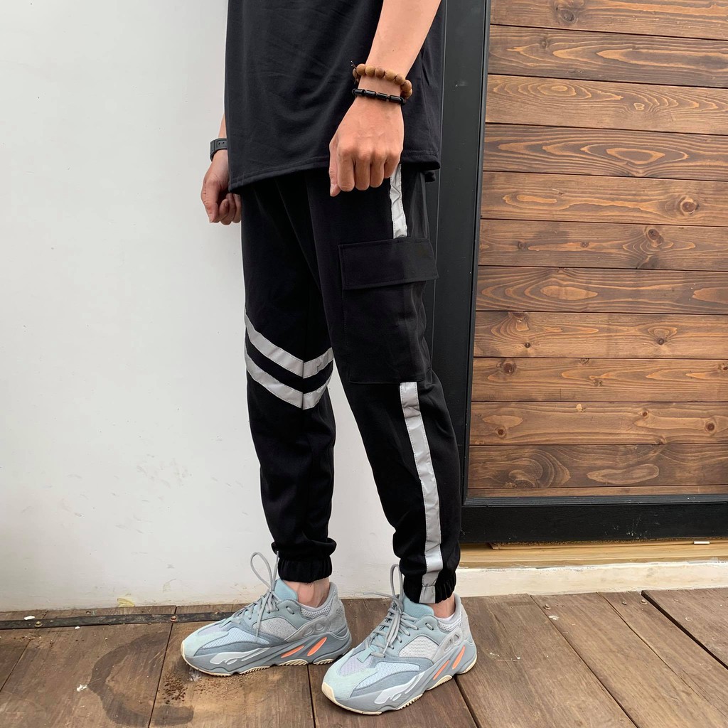 Quần Box Phản Quang - Quần Jogger túi hộp phát sáng - Reflective Box Pants - Quần túi hộp phản quang unisex giá sỉ