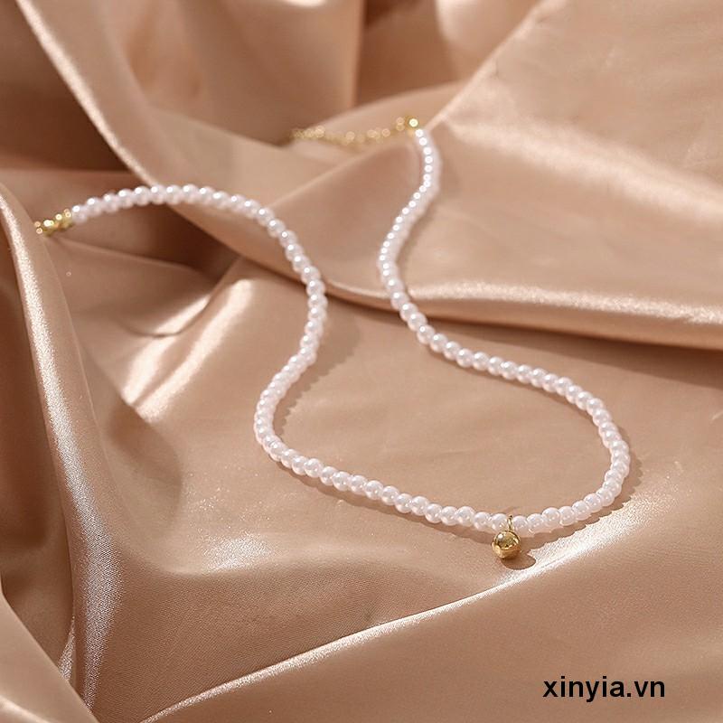 Vòng cổ Mặt Ngọc Trai Thời Trang Thanh Lịch Dành Cho Nữ