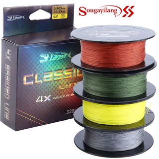 Cuộn dây câu cá SOUGAYILANG PE bện 4 sợi chịu lực 7-33kg dài 300m tiện lợi