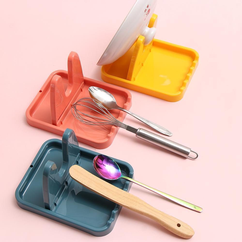 Giá Đỡ Nắp Nồi / Muỗng Gấp Gọn Để Bàn Tiện Lợi Dành Cho Nhà Bếp