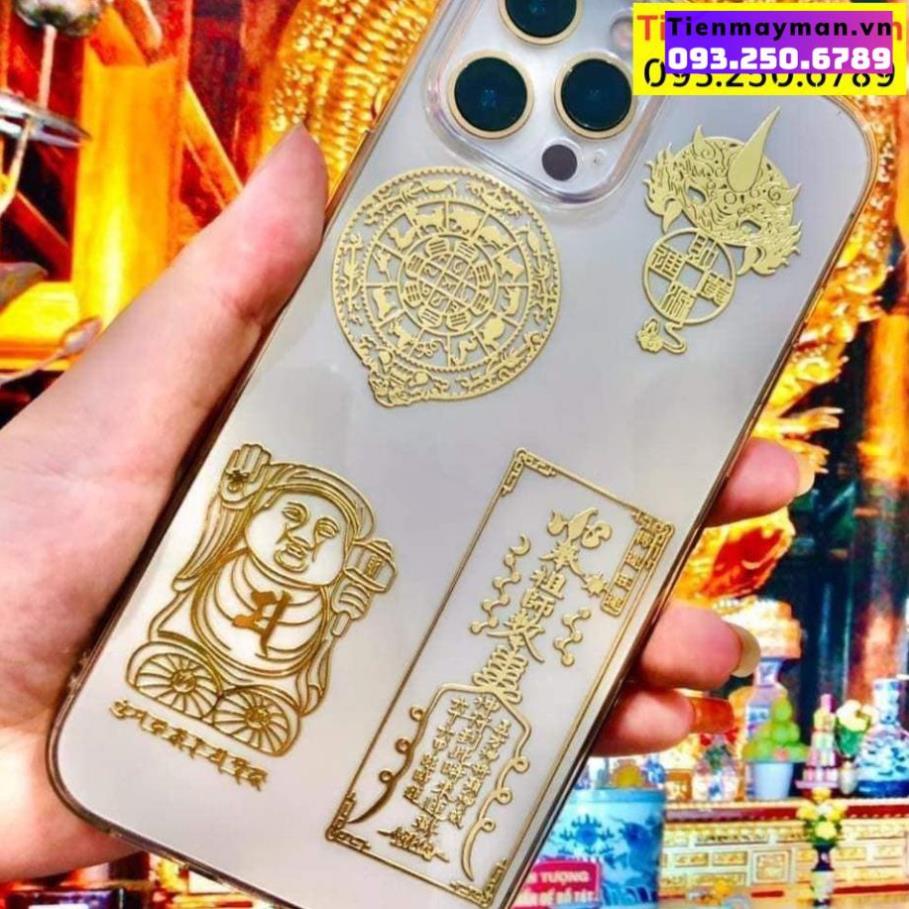 COMBO 4 Miếng Dán Điện Thoại Tài Lộc Phù Hợp Dán Tất Cả Các Dòng Điện Thoại Đẹp Lung Linh