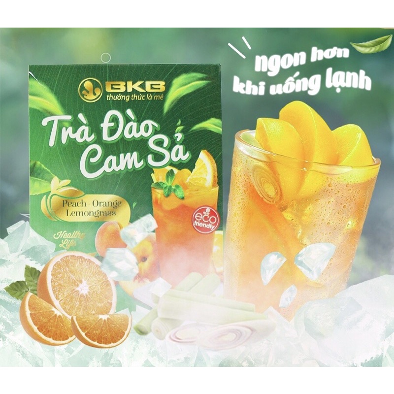 Trà đào cam sả tiện dụng BKB 275g - phương án tối ưu cho món đào cam sả