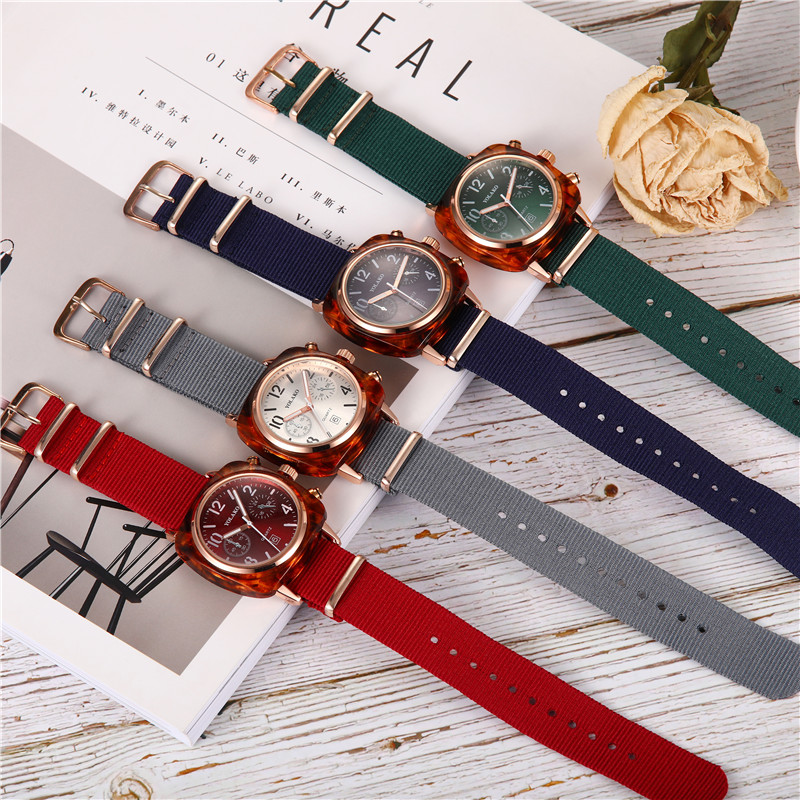 ZOLFA Fashion Casual Nylon Belt Womens Watches Sports Military Famale Quartz Wristwatch Analog Clocks Gift for Women Đồng hồ nữ