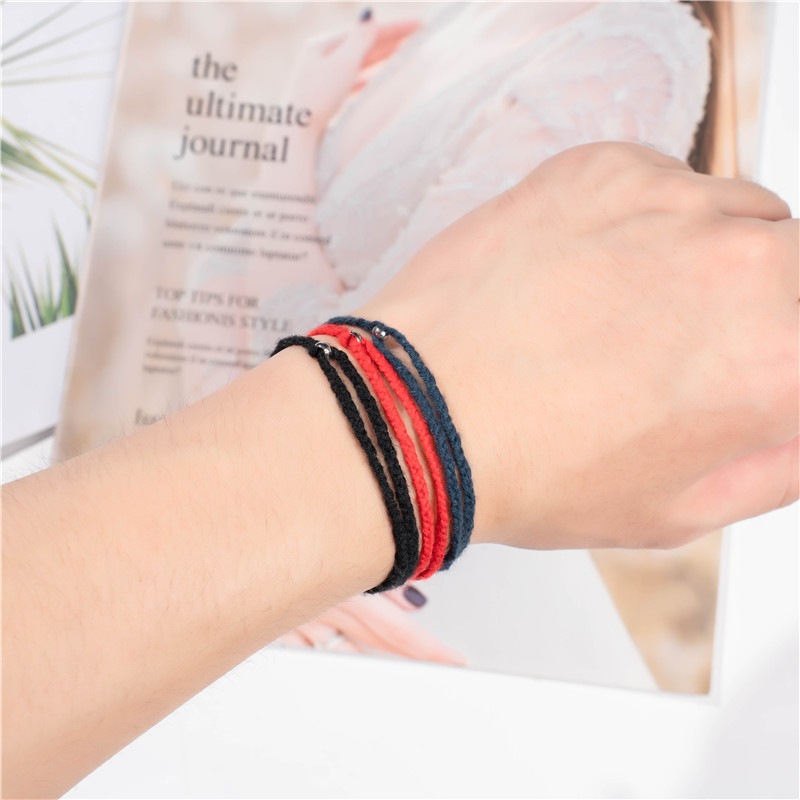 Kpop BTS Bracelet JIMIN Jungkook V Leather Red Charm