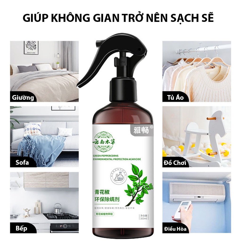 Bình Xịt Thảo Mộc Diệt Bọ Rệp/Rận/Ve