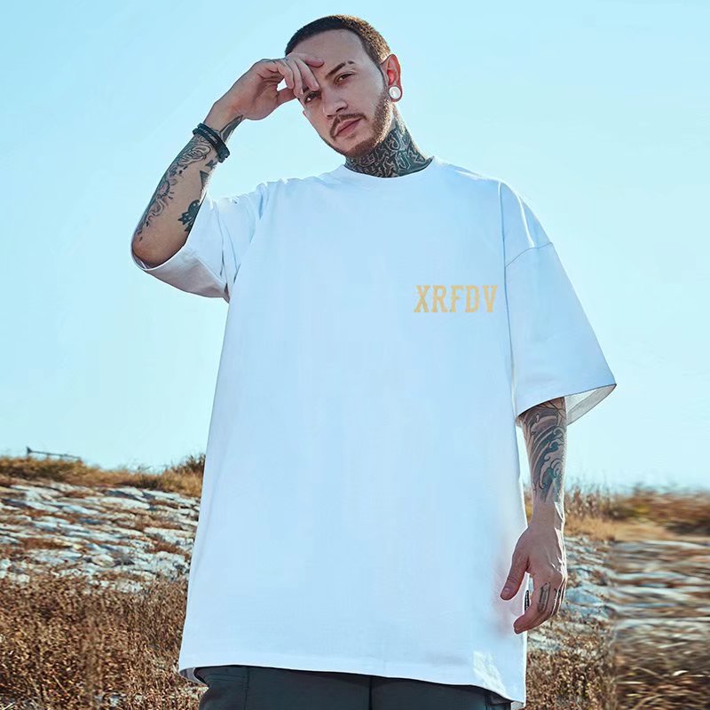 Áo Thun Tay Ngắn Dáng Rộng In Họa Tiết Hoạt Hình Phong Cách Hip Hop Hàn Quốc Thời Trang Mùa Hè Cho Nam Size M-8XL