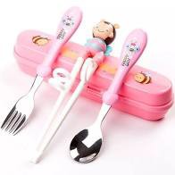 Bộ thìa,dĩa,đũa tập ăn dặm cho bé hàng cao cấp GoryeoBAby (có sỉ)