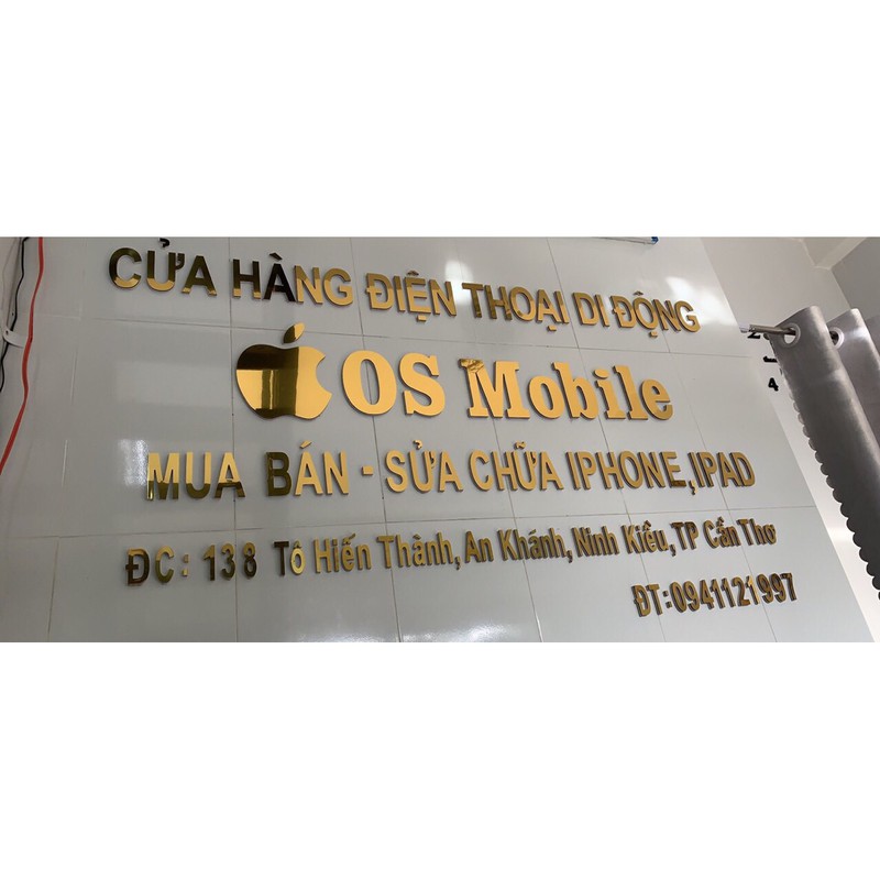 Chữ alu mica trang trí tường theo yêu cầu