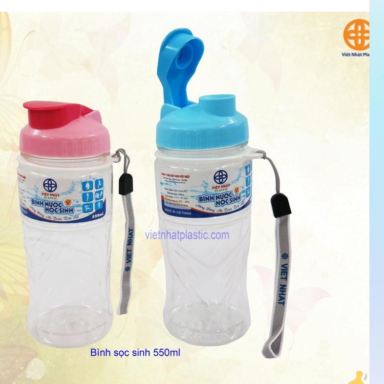 Bình đựng nước Học sinh 550ml-900ml - Việt Nhật
