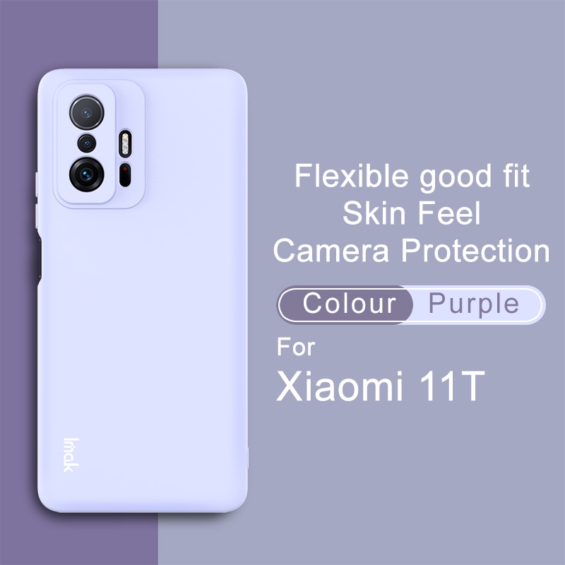 Ốp điện thoại TPU mềm màu sắc đơn giản xinh xắn thời trang cho XIAOMI MI 11T 11TPRO
