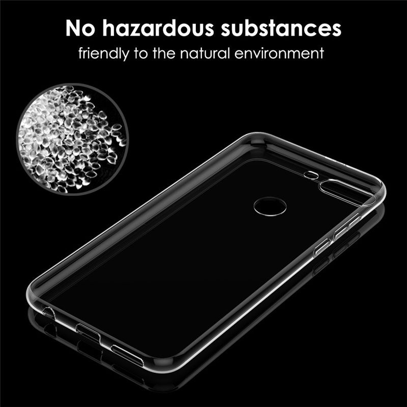 Ốp Lưng Huawei Honor 7C TPU Dẻo Suốt Vỏ silicon Honor7C 7 C mềm Su Chống Trầy Chống ngã Case